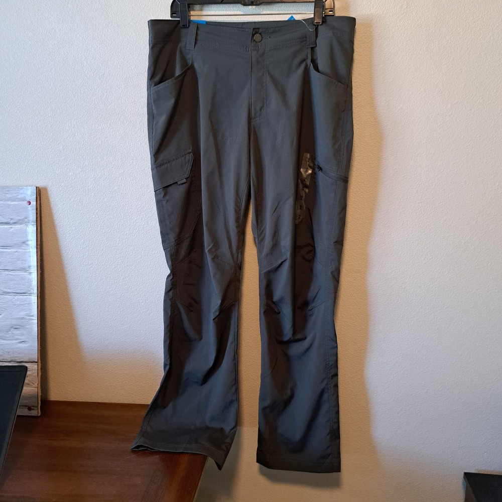 Columbia Mens Omni-Shield Cargo Hiking Pants Grey 36x30 Regular Fit NWT
